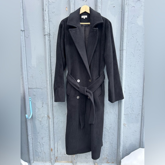 Horses Atelier Oversized black “The Winter” wool Coat, size “2” - Picture 5 of 15